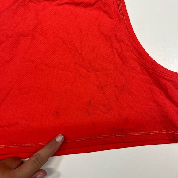 Lululemon Tank Top Crop Top Coral Red Women’s Size 2 - Picture 2 of 7